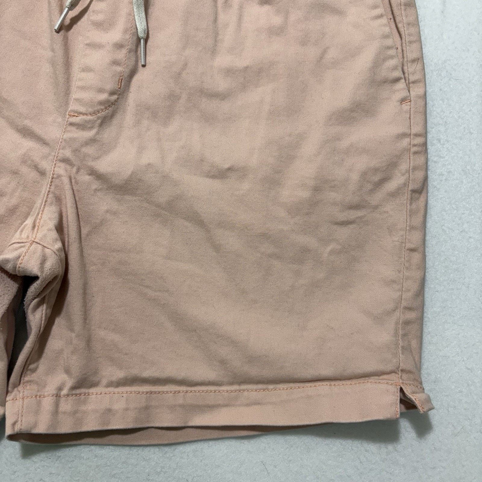 Pacsun Pacsun Large Cotton Textured Volley Shorts Drawstring Pink Size US 36 / EU 52 - 5 Thumbnail