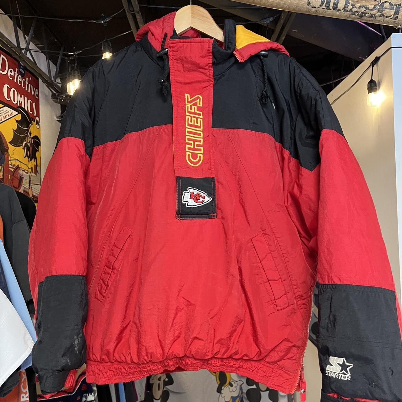 Starter Vintage Kansas City Chiefs Starter Pullover Puffer Size US M / EU 48-50 / 2 - 1 Thumbnail
