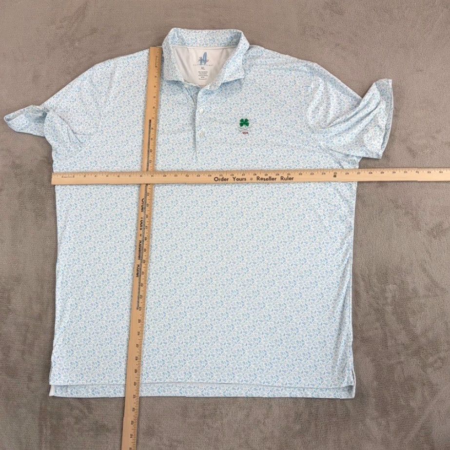 johnnie-O johnnie-O Morris County Golf Club Featherweight Performance Polo XL White Mens Polo Size US XL / EU 56 / 4 - 6 Thumbnail
