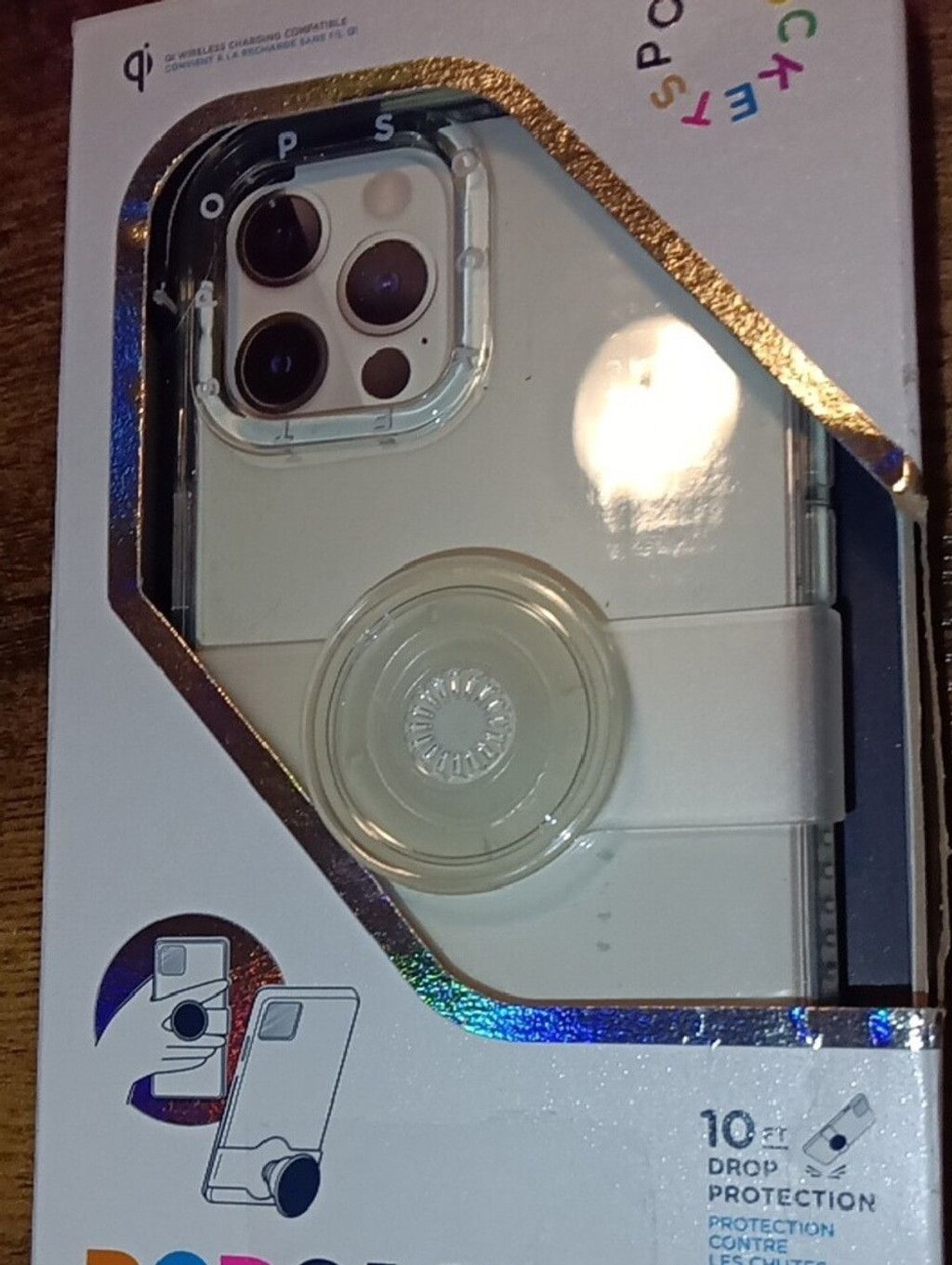 Target Basics PopSocket Clear Phone Case for iPhone 12 pro max. S Size ONE SIZE - 2 Thumbnail