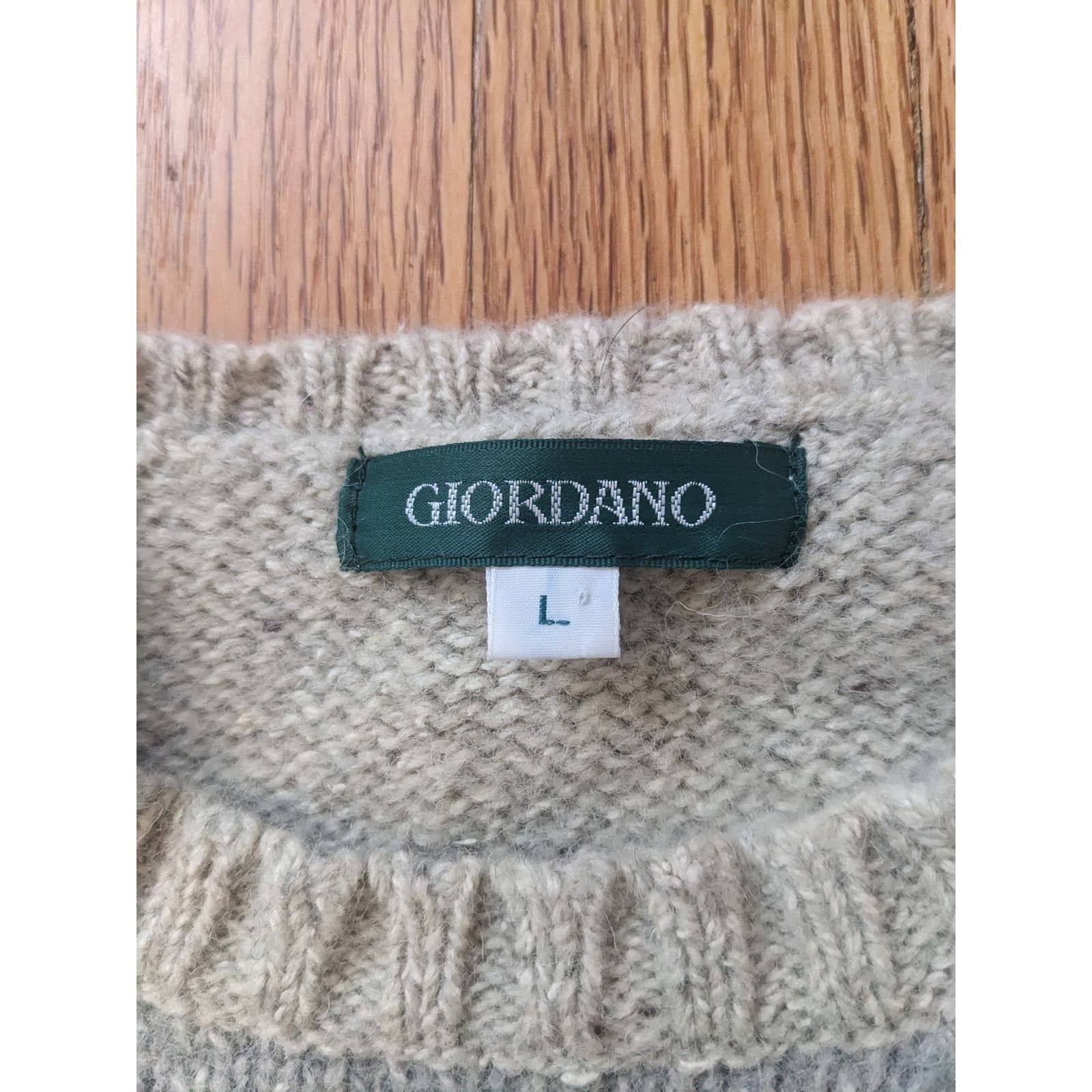 Giordano Giordana Striped Wool Sweater Size US L / EU 52-54 / 3 - 2 Thumbnail