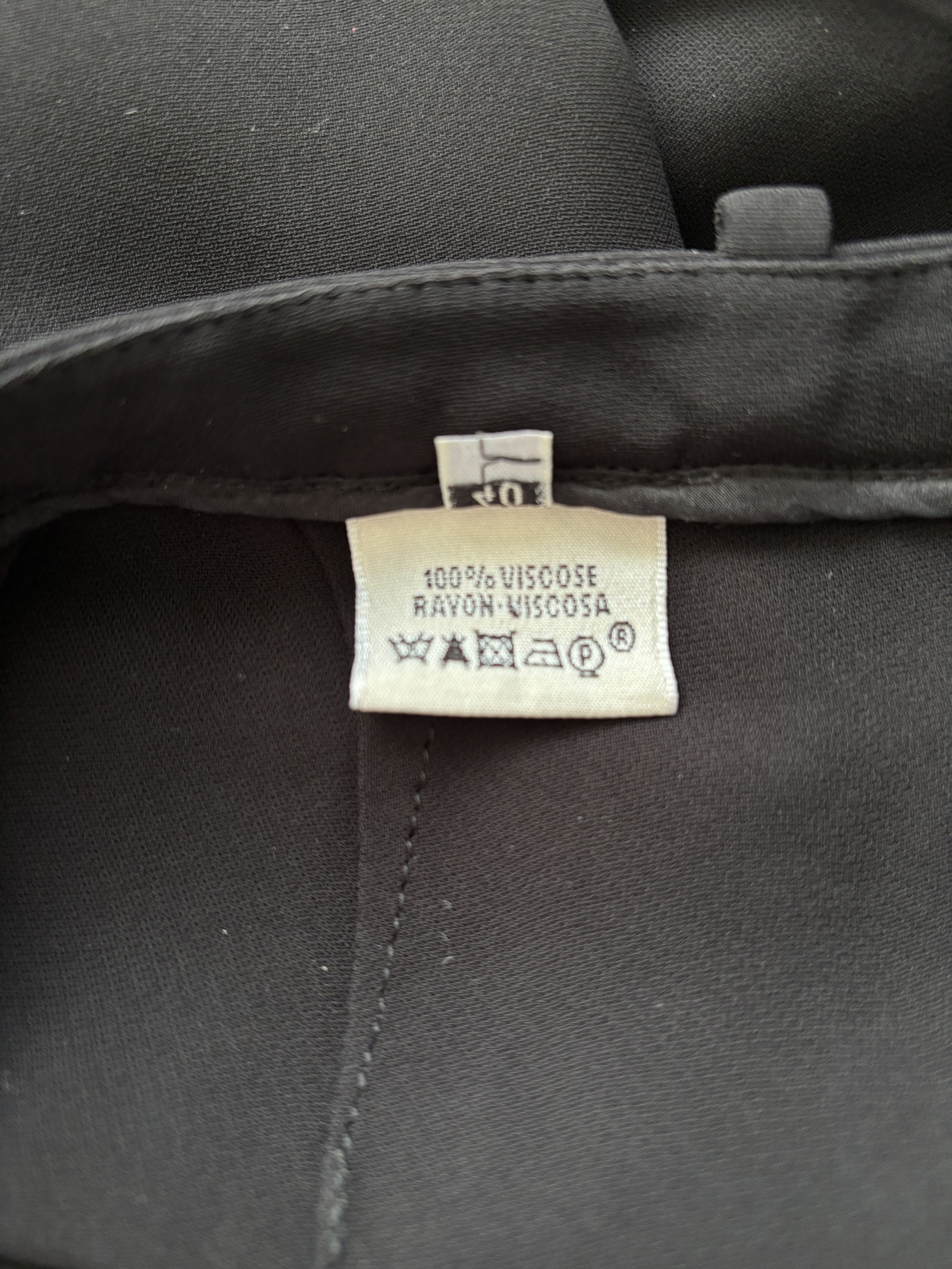 Hermes ⚡️QUICK SALE⚡️Hermes by Margiela Black Pants Trousers Size 30" / US 8 / IT 44 - 6 Thumbnail