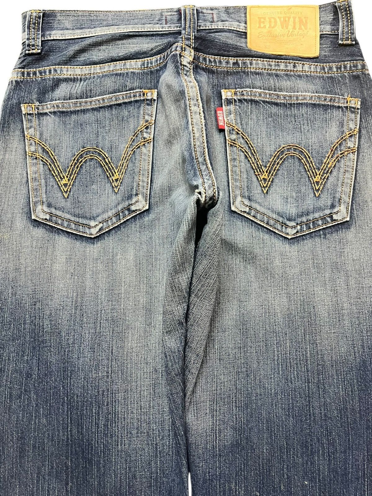 Edwin Vintage Edwin Exclusive Vintage Mudwash Whiskers Denim Size US 35 - 7 Thumbnail
