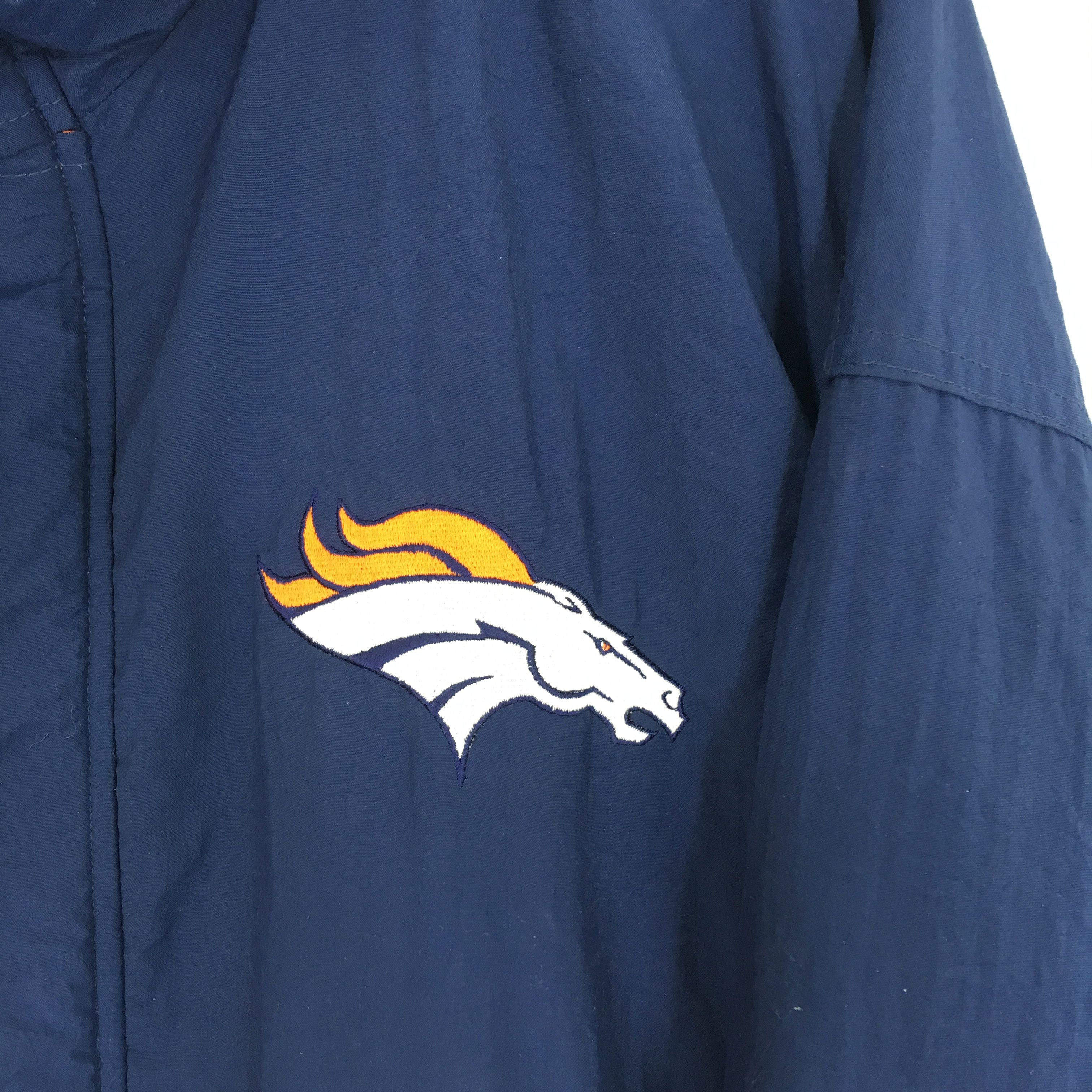 NFL Vintage 90's Denver Broncos Starter NFL Team Varsity Jacket Size US L / EU 52-54 / 3 - 5 Thumbnail
