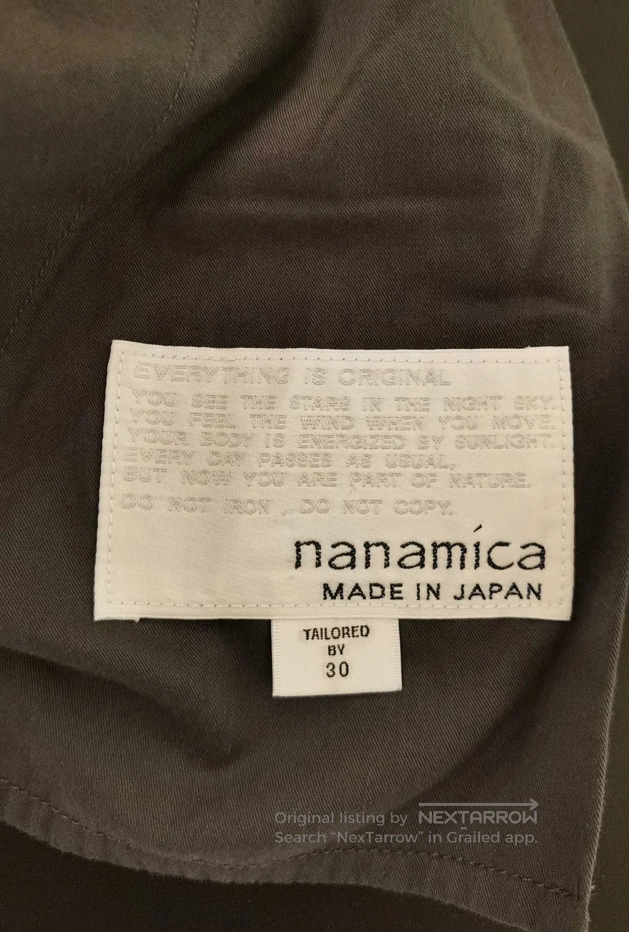 Nanamica nanamica Medium Gray Wool Loose Pants. Size US 32 / EU 48 - 4 Thumbnail