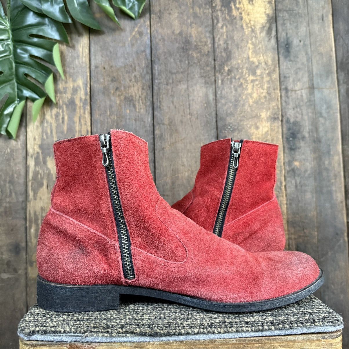 GOSTAR DE FUGA Vintage Gostar De Fuga Punk Red Boots Size US 8.5 / EU 41-42 - 2 Thumbnail
