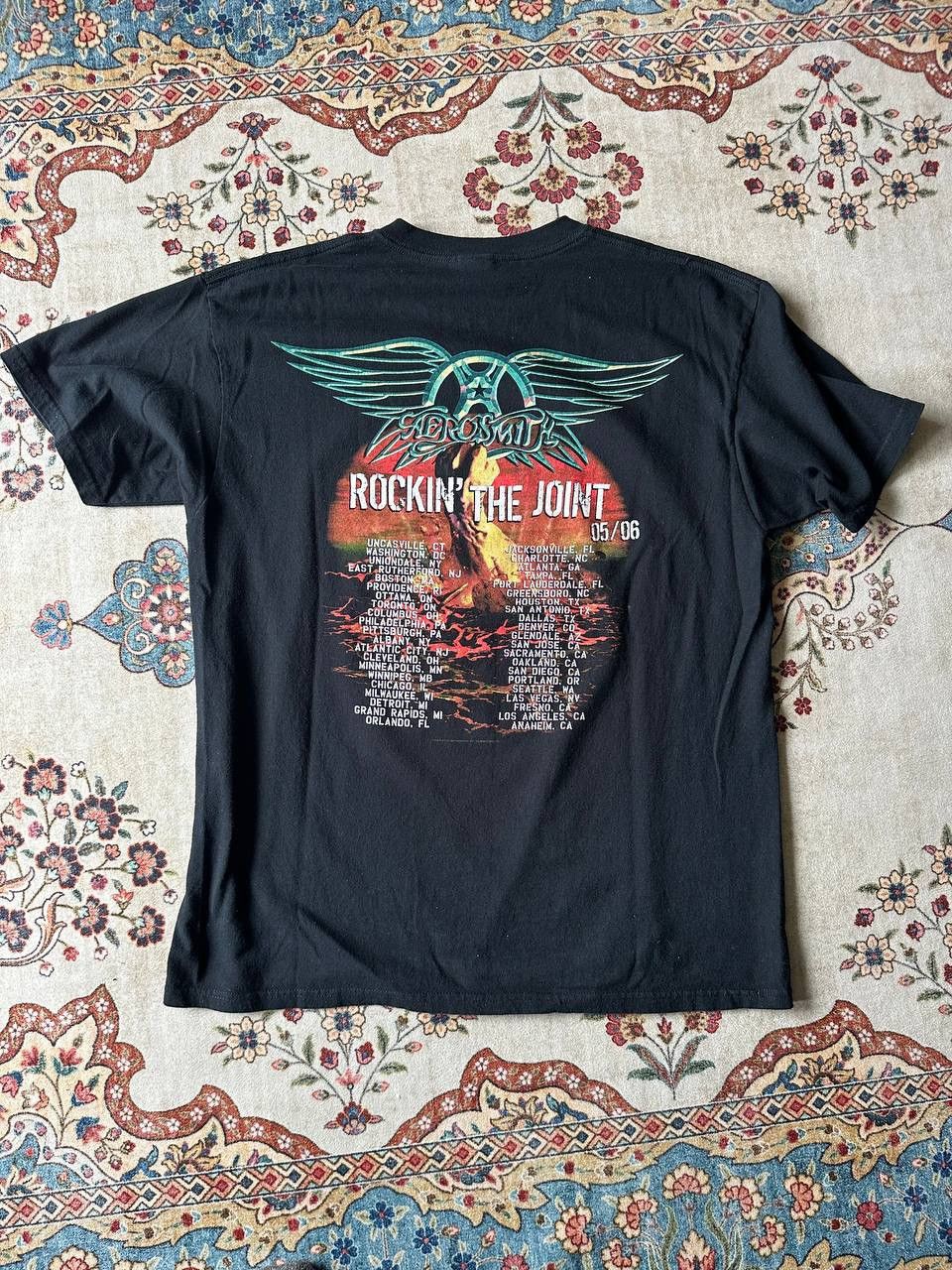 Aerosmith × Band Tees × Vintage Vintage Aerosmith 2005 2006 Band Rock tshirt Size US XL / EU 56 / 4 - 5 Thumbnail