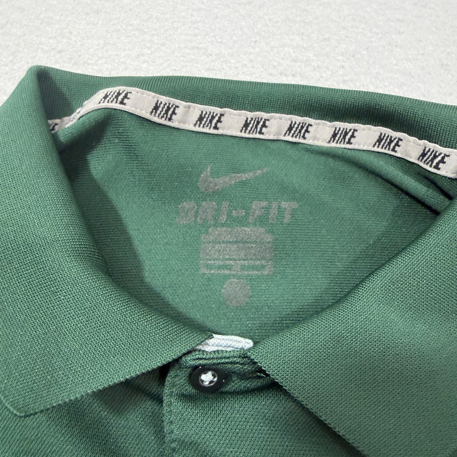 Nike Nike Michigan State Spartans Polo Shirt Men's Large Green Size US L / EU 52-54 / 3 - 4 Thumbnail