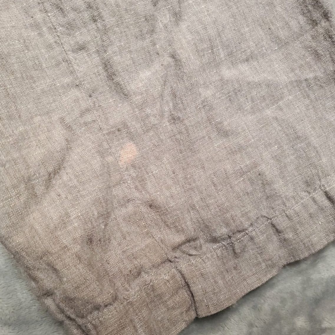 Athleta Athleta Pants Womens 2 Gray 100% Linen Elastic Waist Draw String Athleisure Size 26" / US 2 / IT 38 - 2 Thumbnail