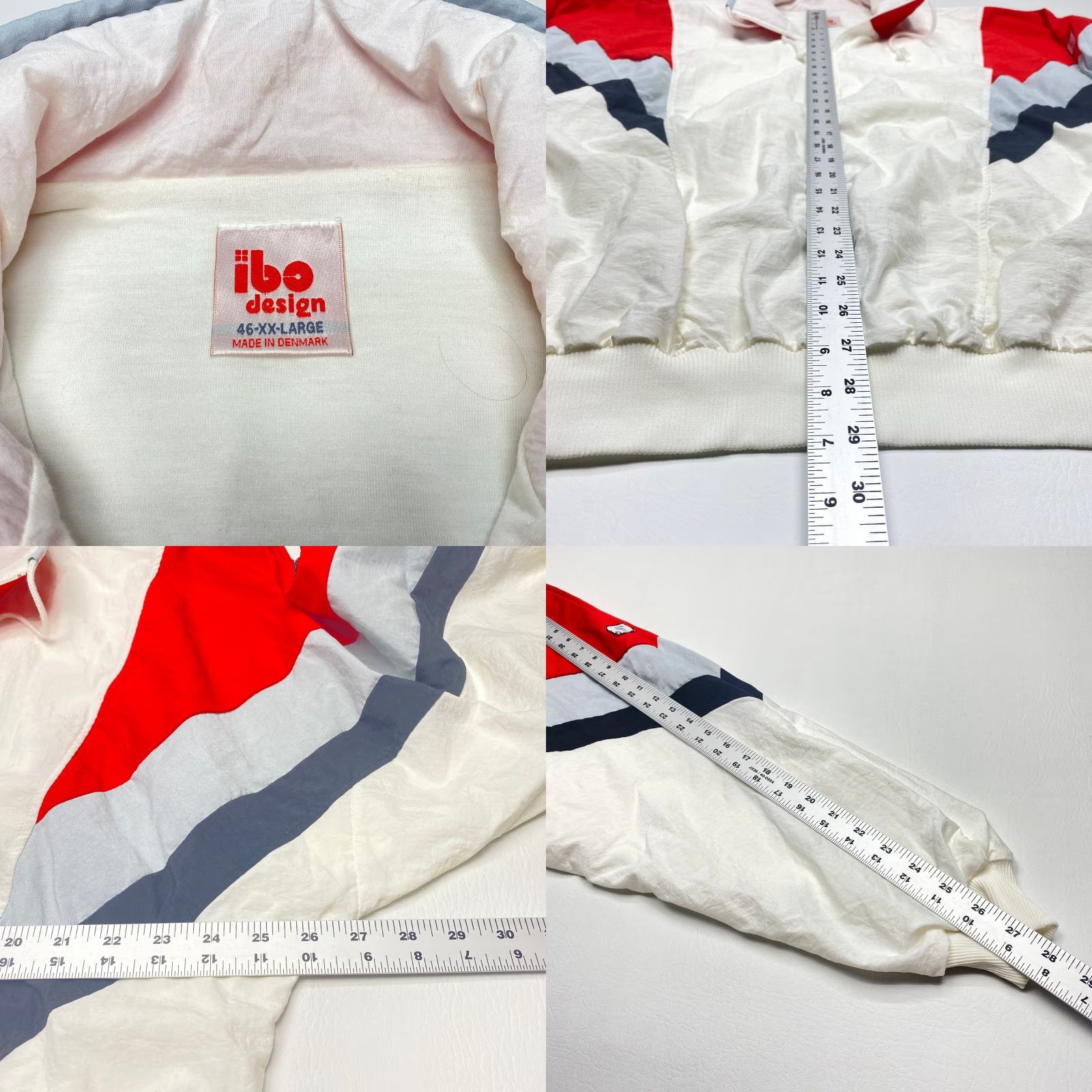Vintage VINTAGE IBO Design Track Suit Mens 2XL Windbreaker Jogger Set Lined Made in Denmark Size 48R - 8 Thumbnail