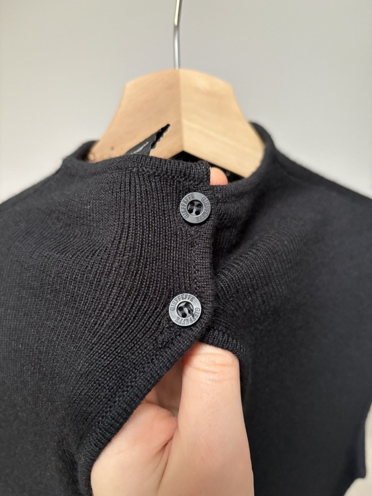 Gianfranco Ferre Gianfranco Ferre GFF Black Knit Midi Dress Merino Wool Siz M Size M / US 6-8 / IT 42-44 - 13 Thumbnail