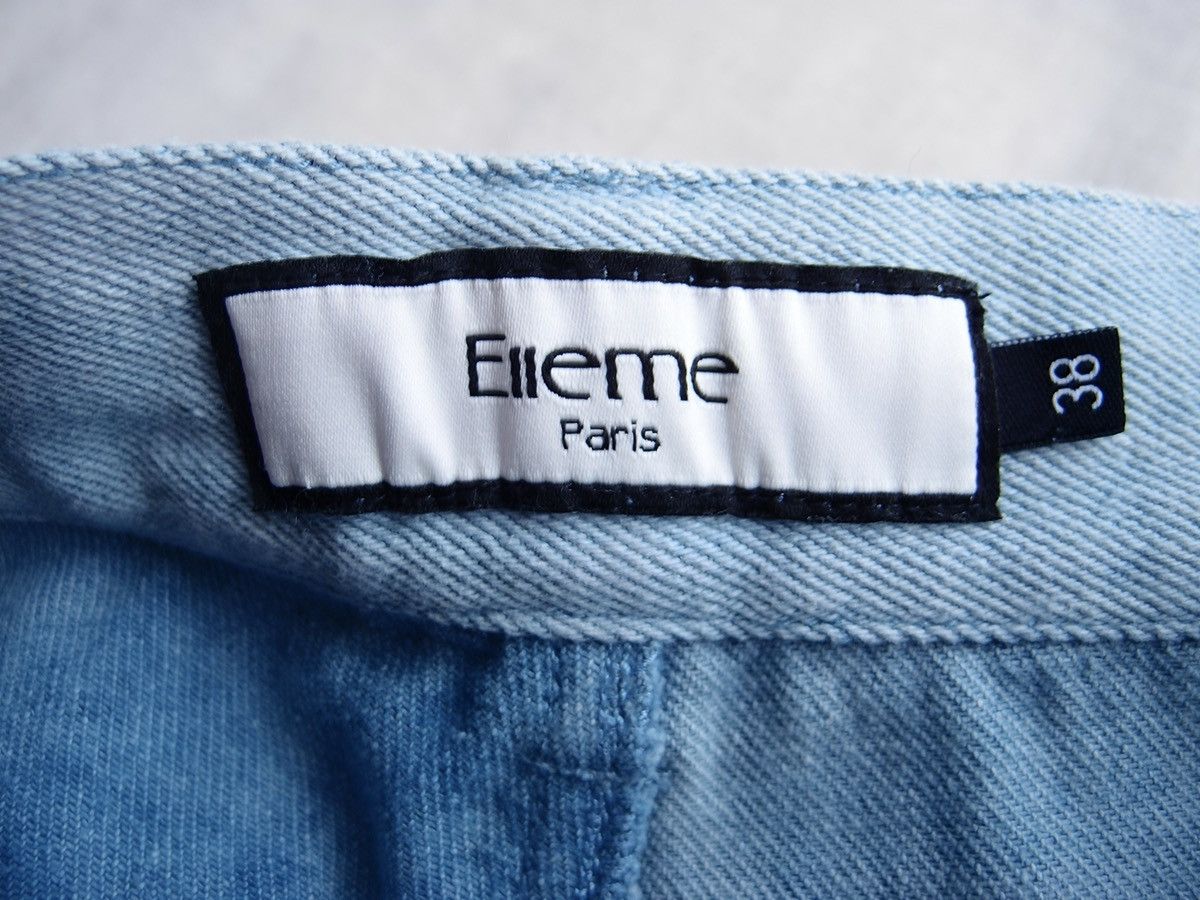 Elleme ELLEME Paris Bleached Denim Cargo Pants Washed Finish Size 26" / US 2 / IT 38 - 12 Thumbnail