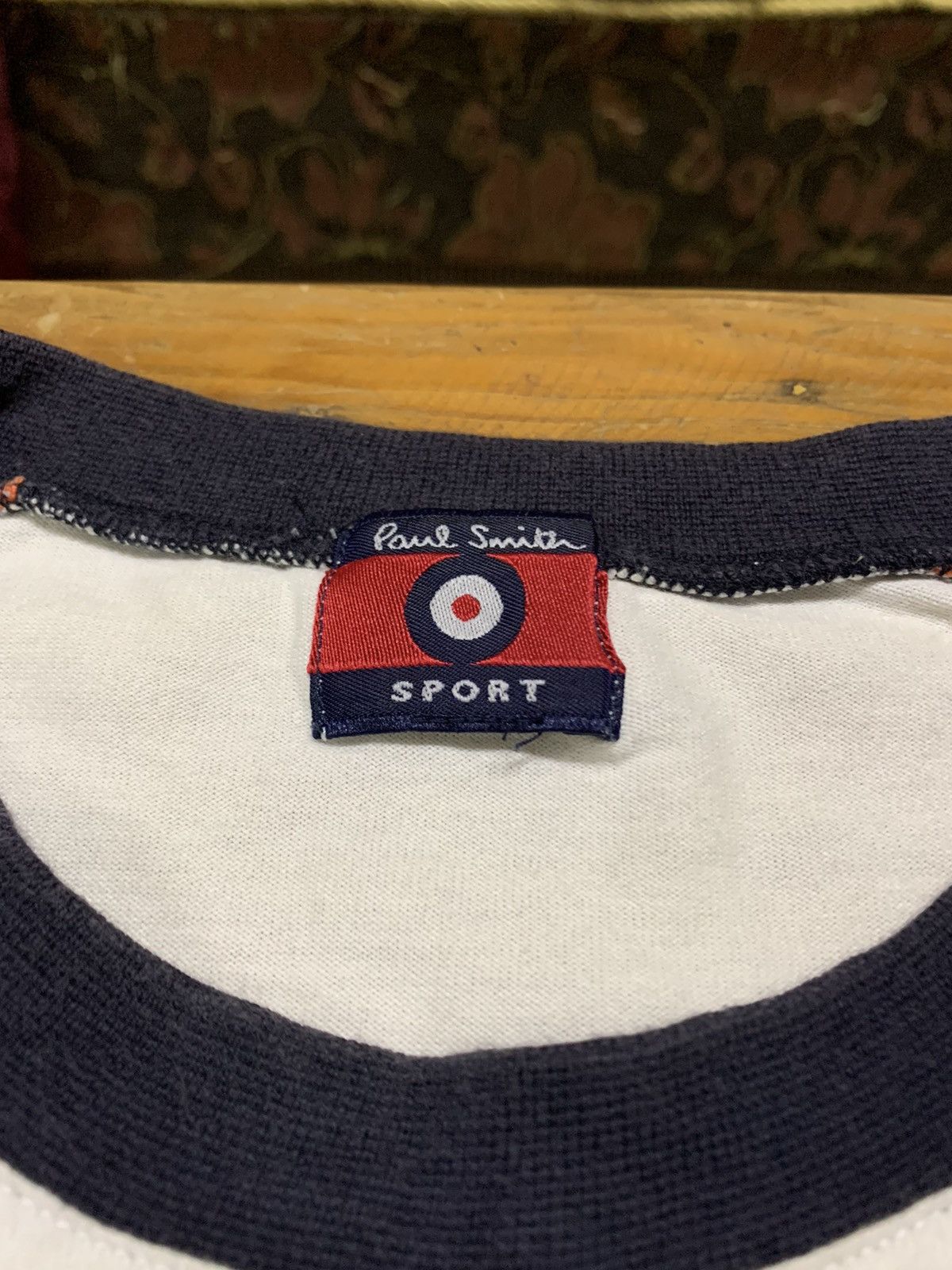 Designer × Paul Smith Hype 90s Paul Smith Sport Ringer Raglan Tee Size US S / EU 44-46 / 1 - 4 Thumbnail