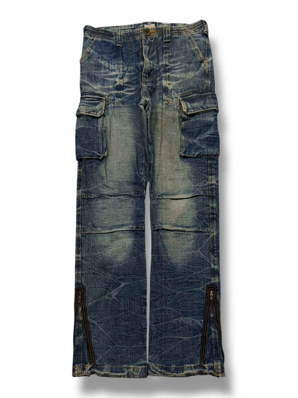 Ciaopanic Vintage 00s Ciaopanic Japanese Cargo Denim Jeans | W31 Size US 31 - 2 Thumbnail