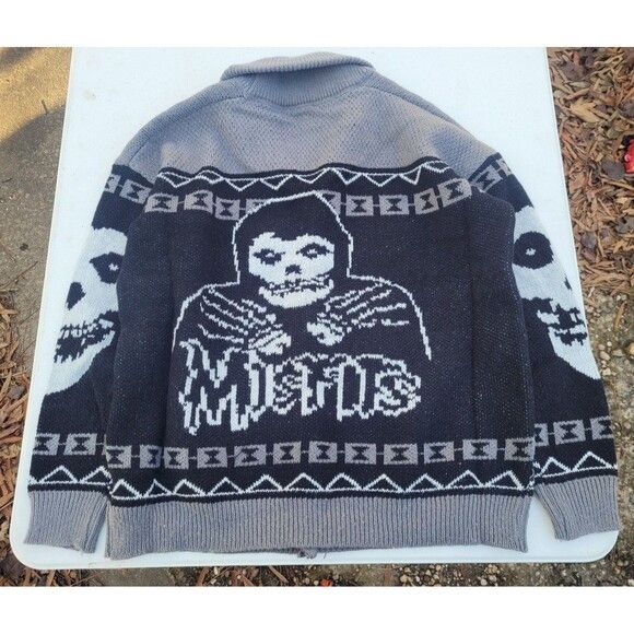 Misfits Misfits Cardigan Sweater Button up Acrylic Knit Size US L / EU 52-54 / 3 - 4 Thumbnail