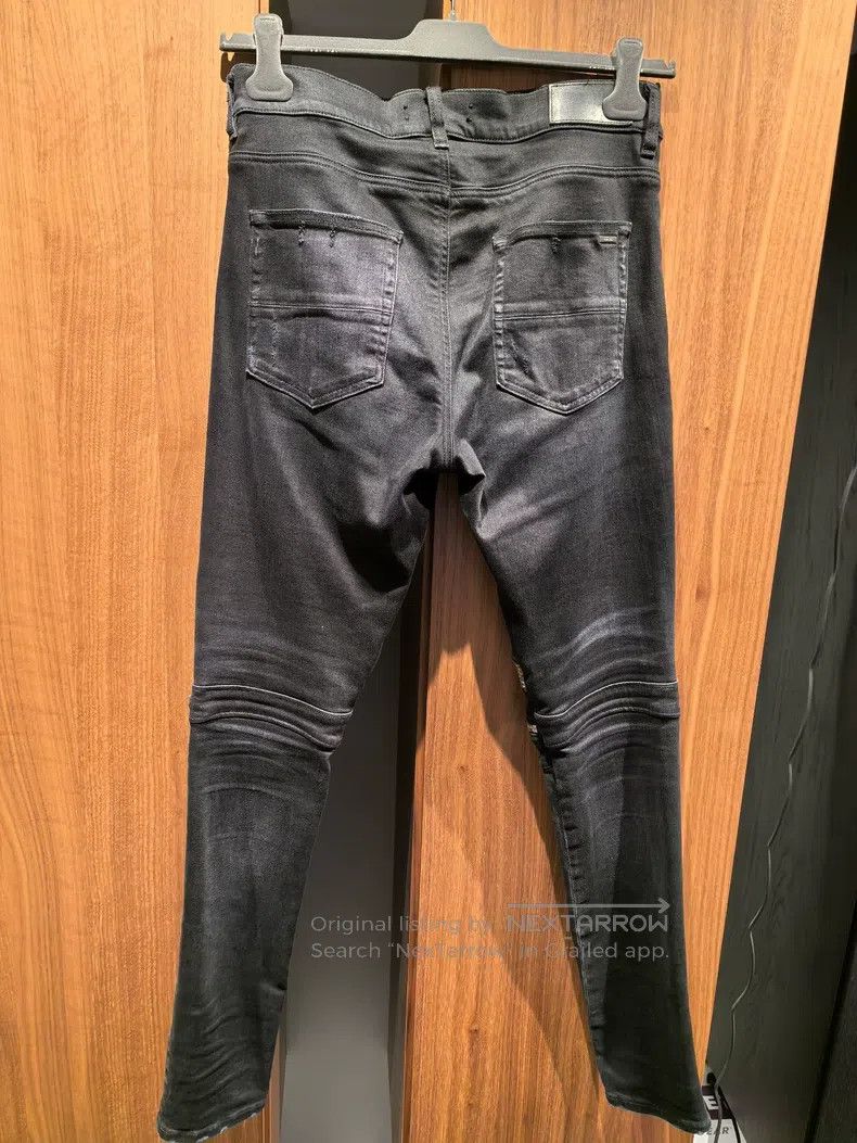 Amiri Amiri Size 31 Black waist-high cashmere jeans Size US 31 - 2 Thumbnail