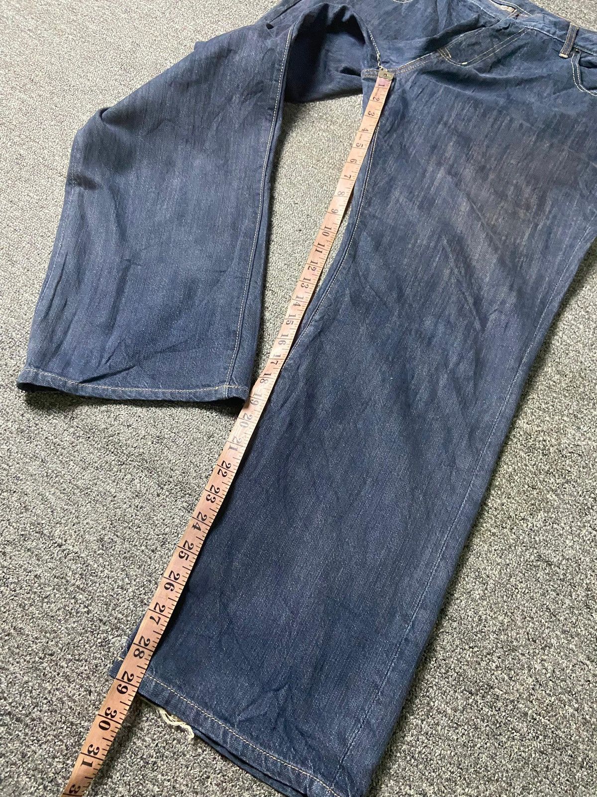 Japanese Brand × Vintage TOPVALU Japanese Brand Relaxed Fit Denim Jeans (132) Size US 36 / EU 52 - 8 Thumbnail