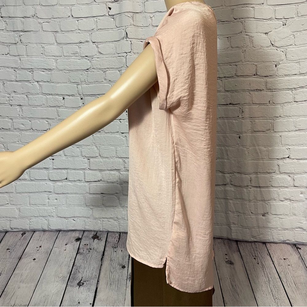 Other New Violet & Claire Short Sleeve Pale Pink Blouse Size L Size L / US 10 / IT 46 - 3 Thumbnail