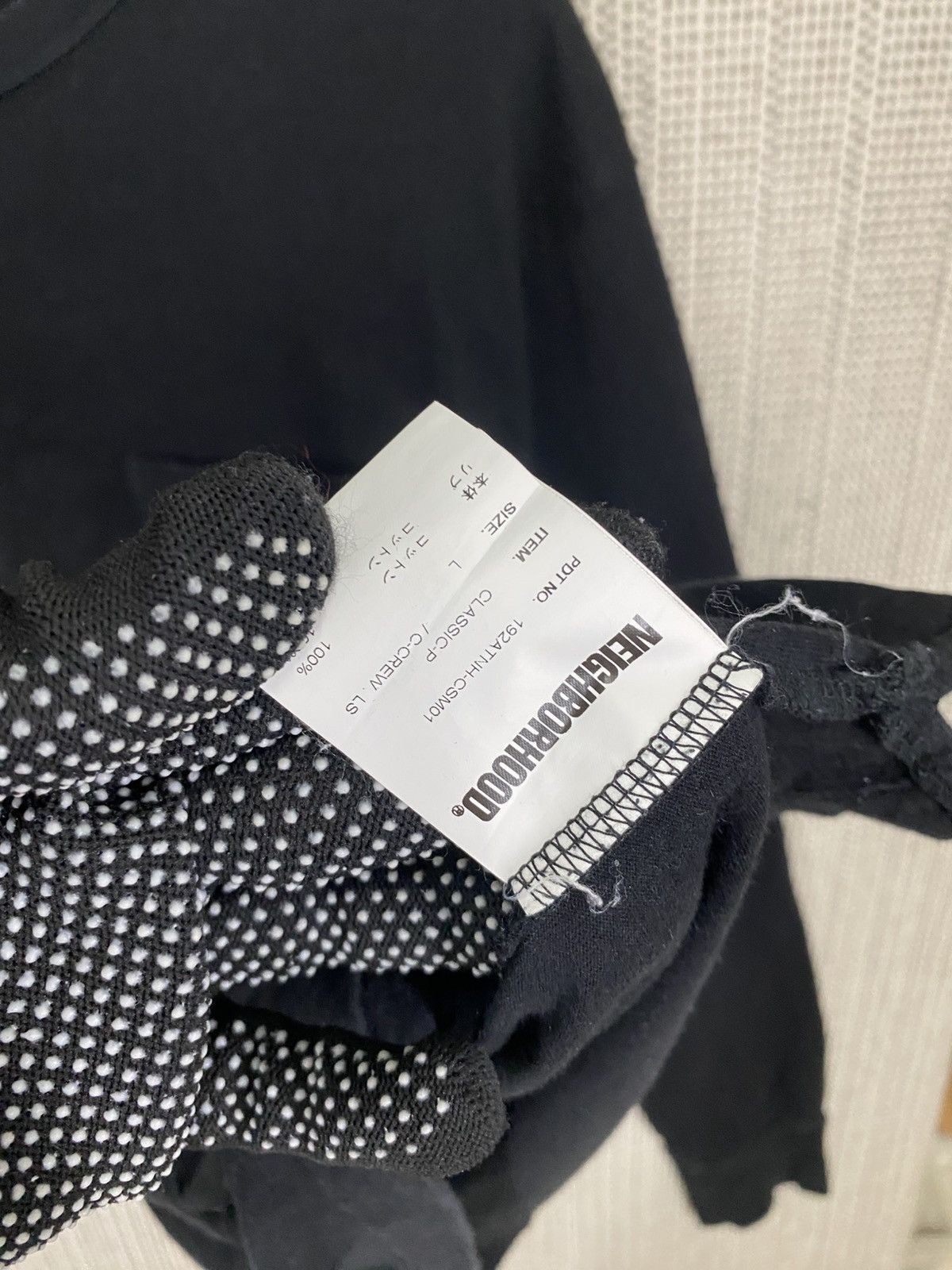 Neighborhood Neighborhood long sleeve tshirt single pocket Size US L / EU 52-54 / 3 - 7 Thumbnail