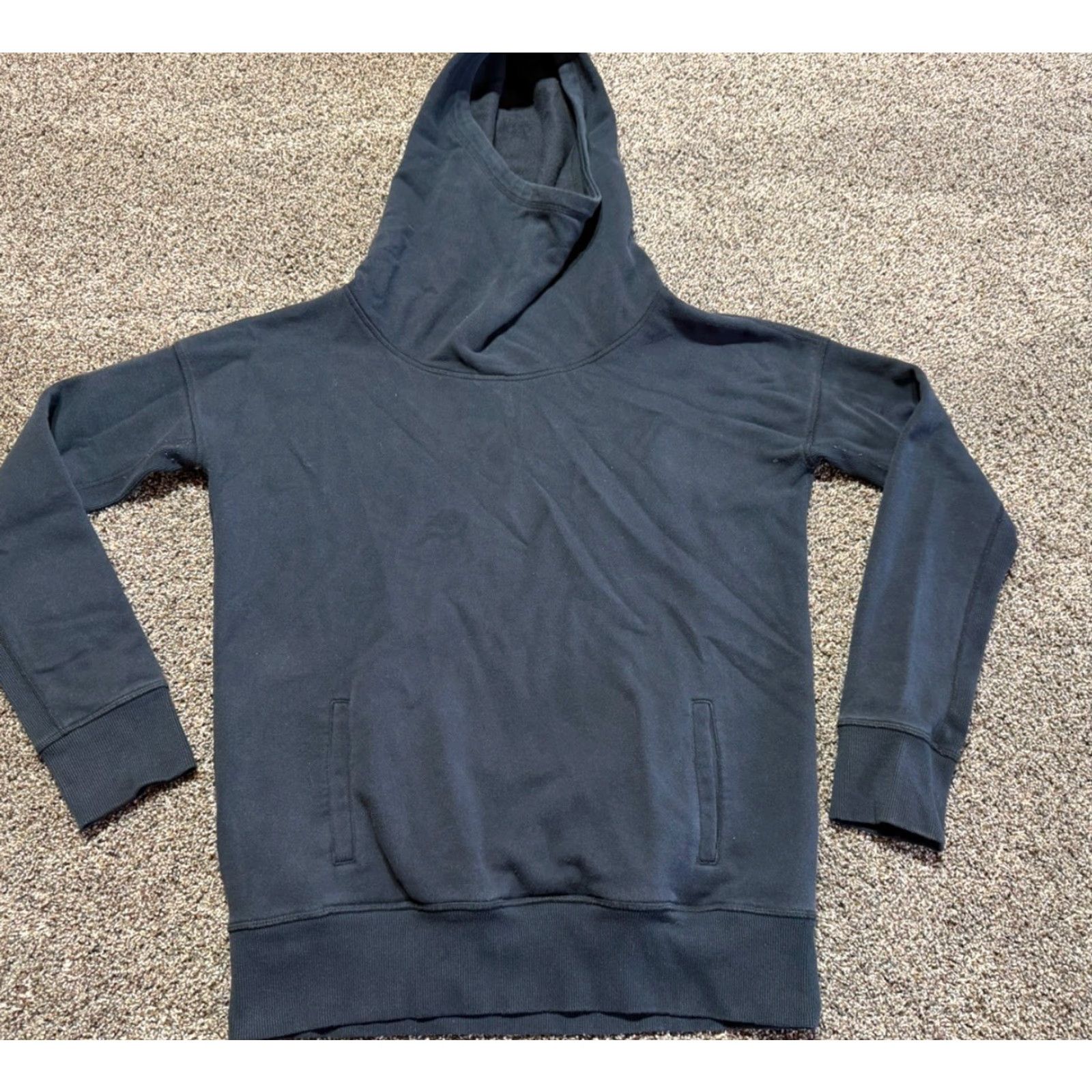 Vintage ZYIA Womens Hoodie Pullover Cowl Neck Oversized Black L Size Large Size L / US 10 / IT 46 - 2 Thumbnail