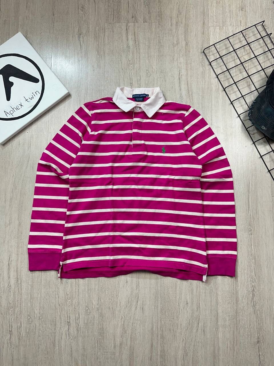 Japanese Brand × Polo Ralph Lauren × Vintage Vintage Polo Ralph Lauren Y2K Rugby long sleeve Size L / US 10 / IT 46 - 3 Thumbnail