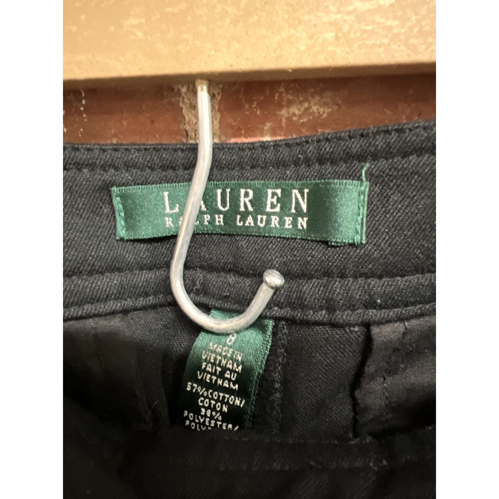 Ralph Lauren Lauren Ralph Lauren Womens Dress Pants Black 8 Tapered Pant Size 8 Women Dress Pants Black Women Mens? Size 30" / US 8 / IT 44 - 3 Thumbnail