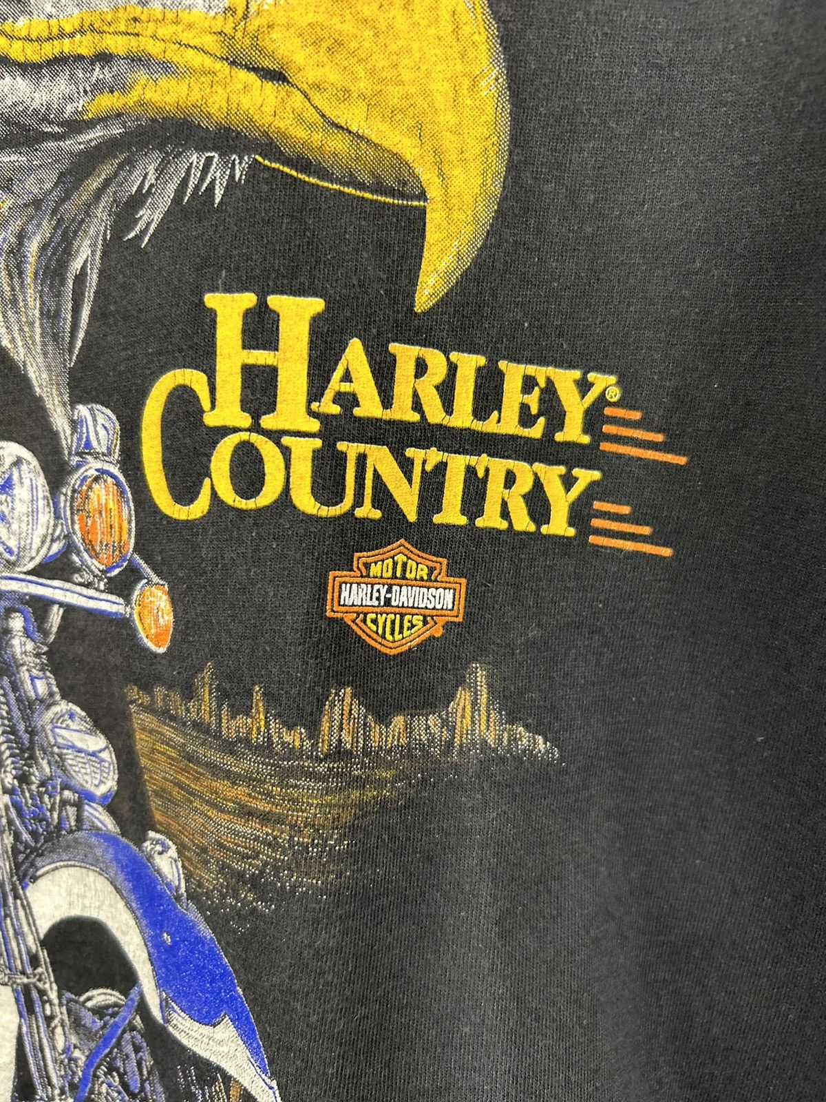 Harley Davidson VTG 90s Harley Davidson Daytona Beach Eagle Biker T shirt Size US M / EU 48-50 / 2 - 8 Thumbnail