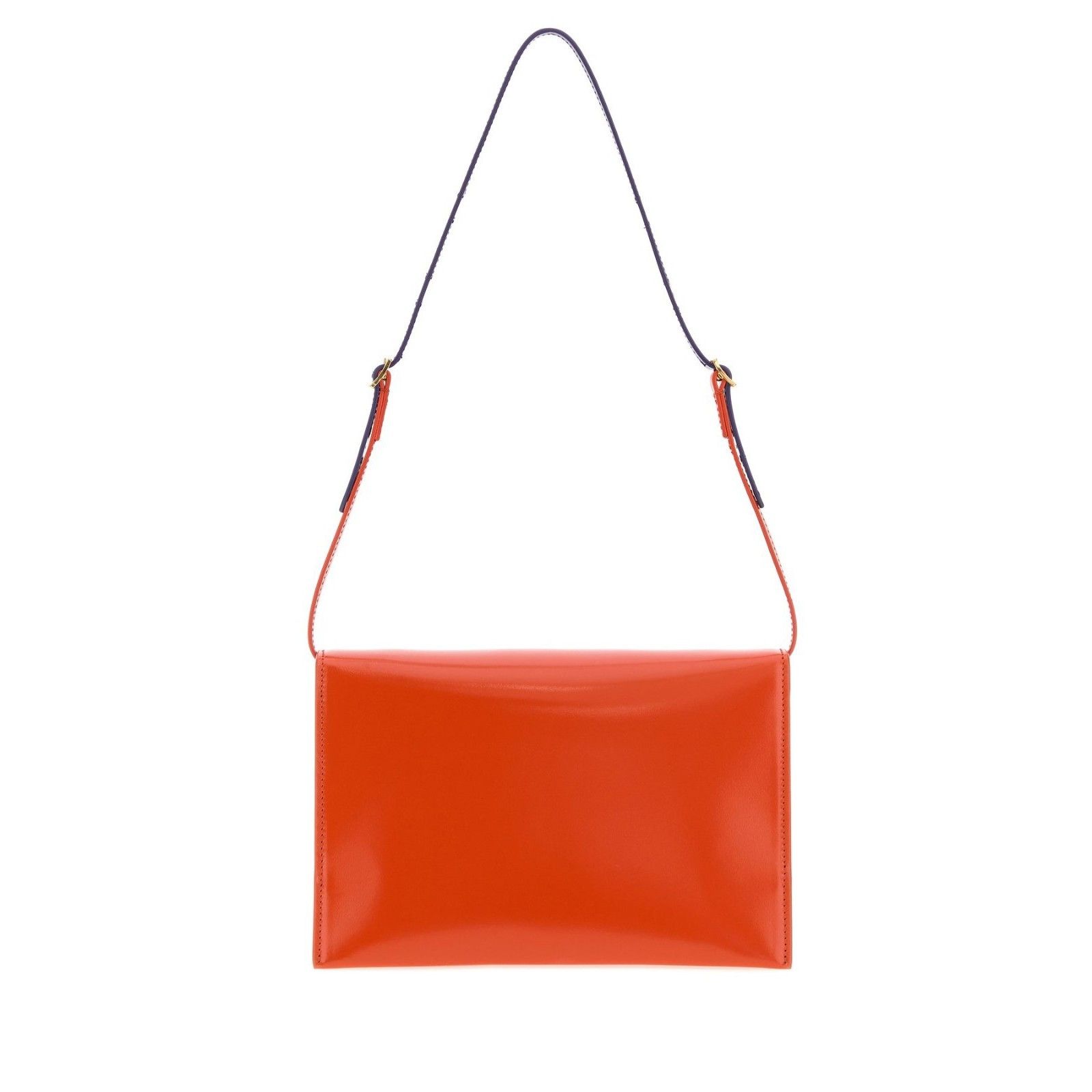 Jil Sander JIL SANDER File Orange Leather Shoulder Bag New/Authentic Size ONE SIZE - 3 Thumbnail