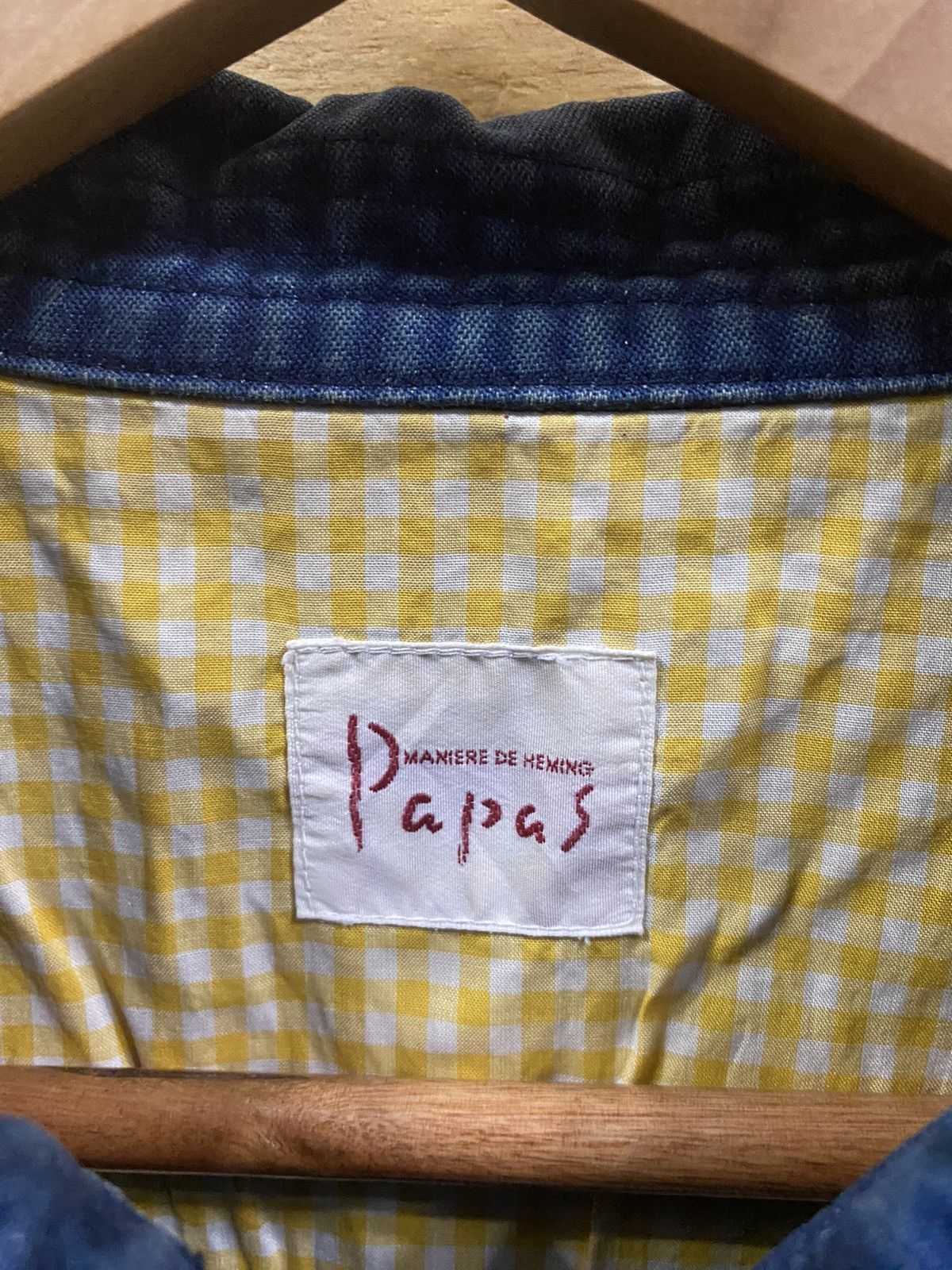 Japanese Brand Vintage papas denim jacket Size US L / EU 52-54 / 3 - 8 Thumbnail