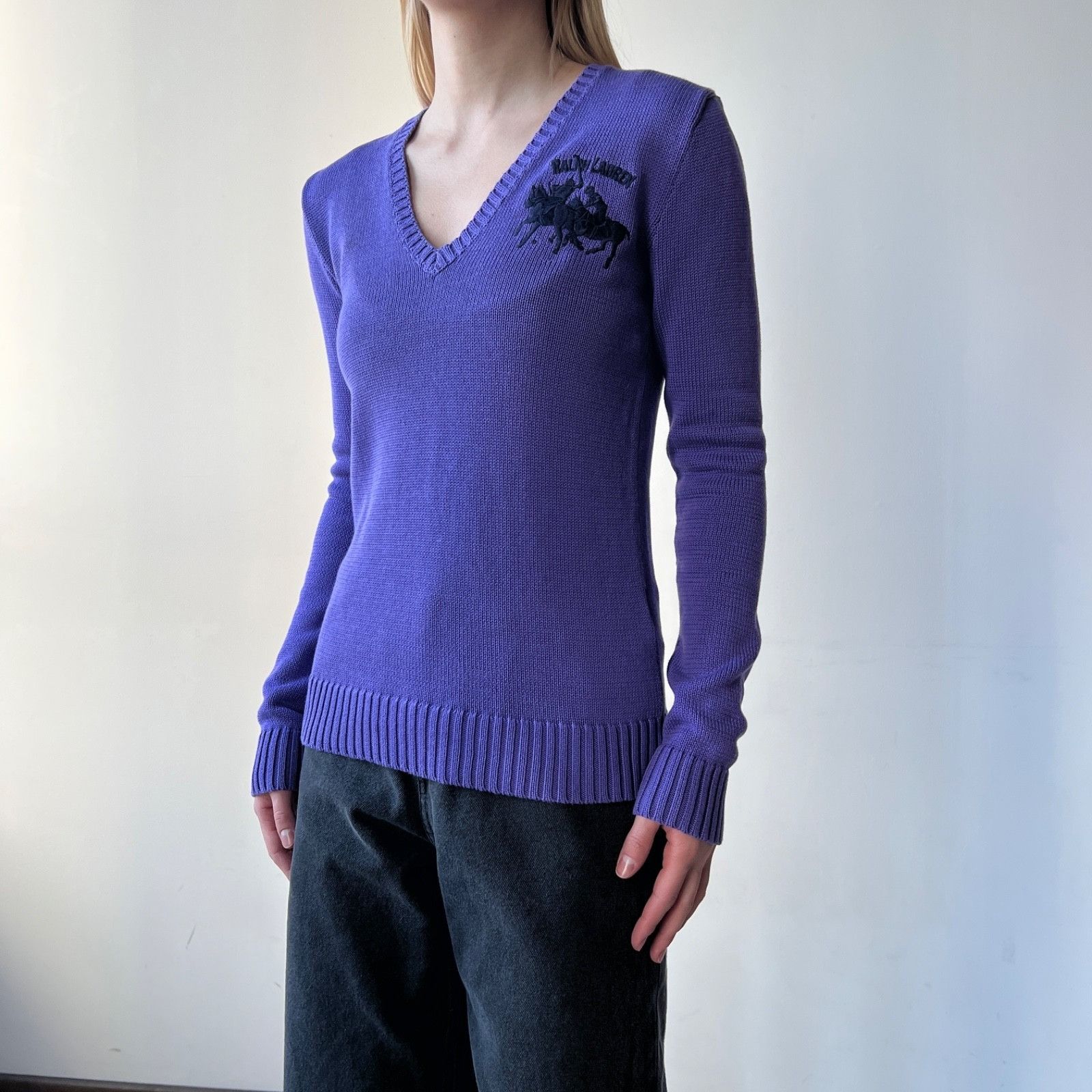 Ralph Lauren Sport Ralph Lauren Sport V Neck Sweater Big Pony 9927AC Size S / US 4 / IT 40 - 8 Thumbnail