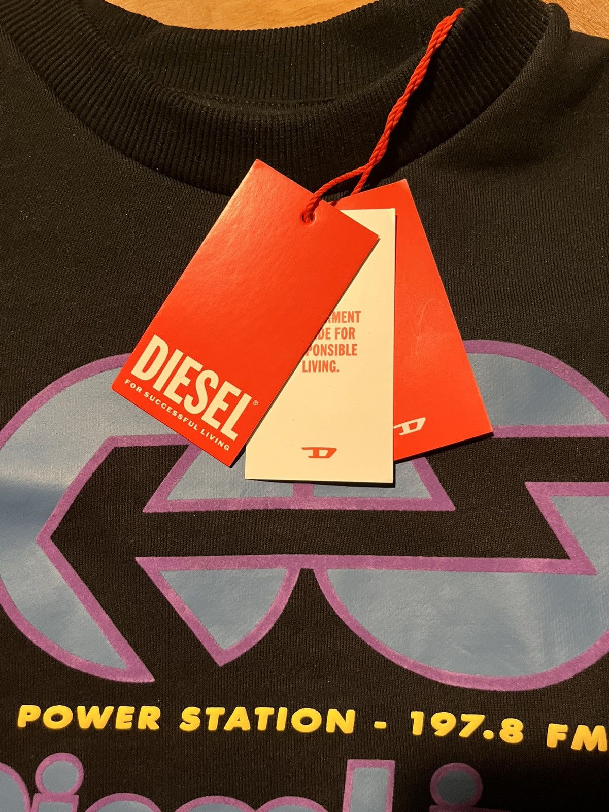 Diesel Brand New Diesel Sweatshirt Size US S / EU 44-46 / 1 - 3 Thumbnail