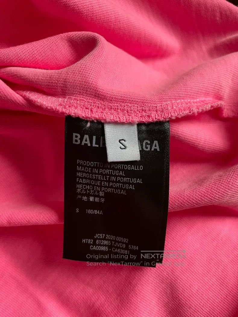 Balenciaga Balenciaga Pink short-sleeved T-shirt Size US S / EU 44-46 / 1 - 4 Thumbnail