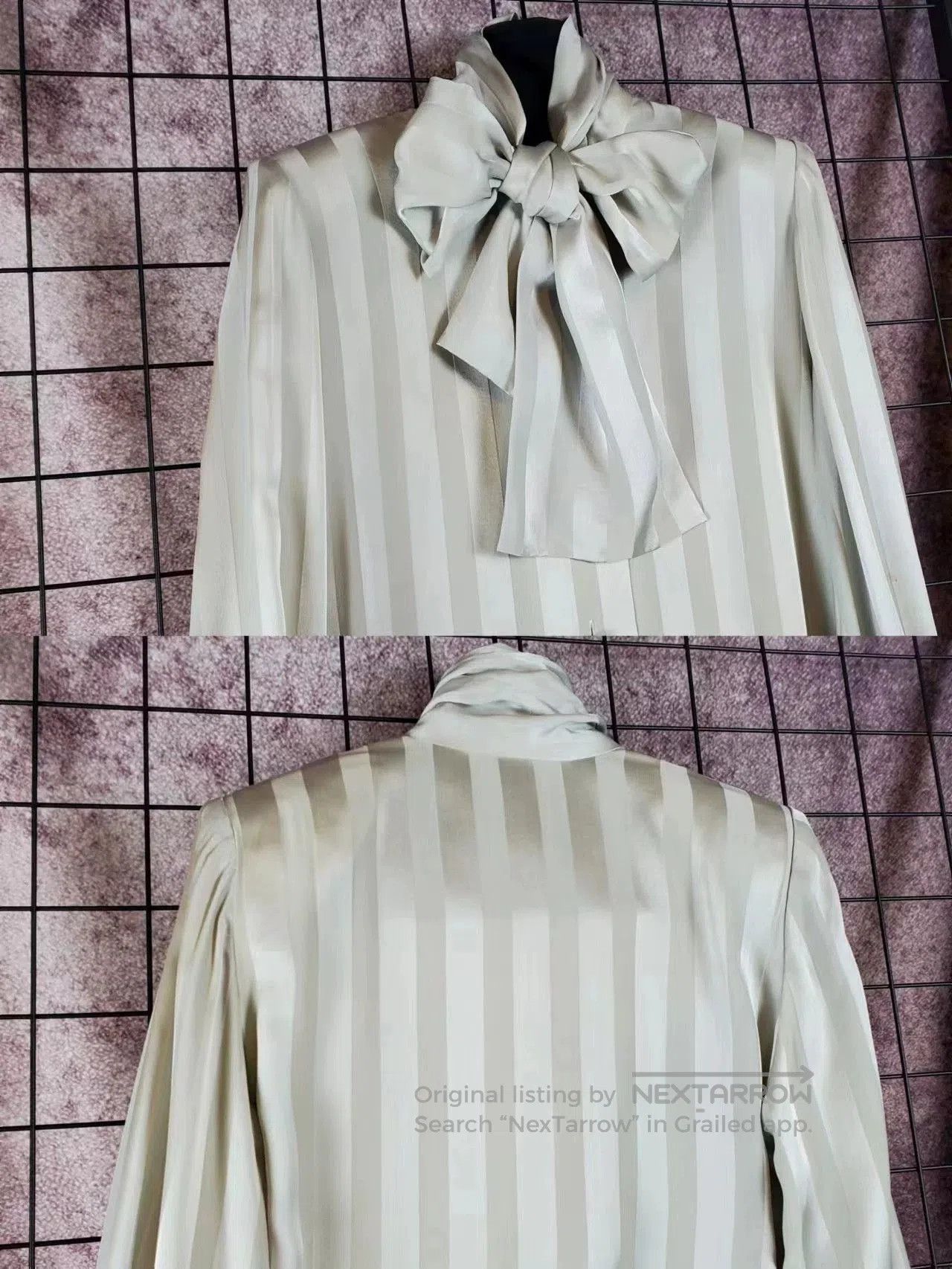 Givenchy Vintage Givenchy Silk Bow Blouse. Size US S / EU 44-46 / 1 - 4 Thumbnail