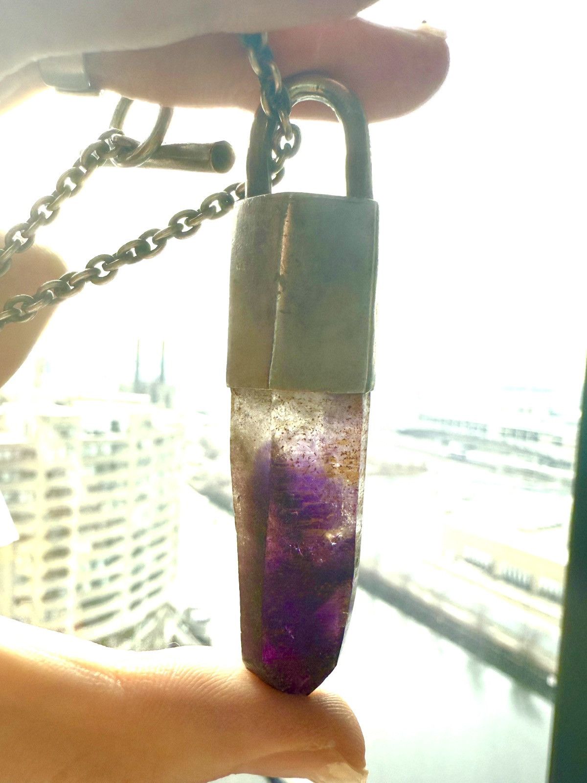 Parts Of Four Parts of 4 amethyst necklace Size ONE SIZE - 1 Thumbnail