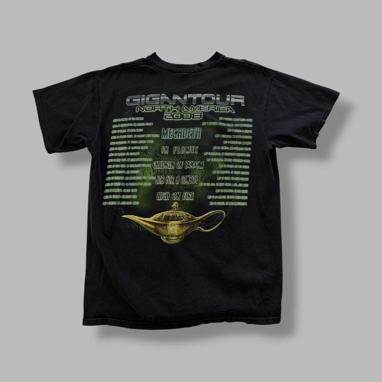 Vintage 2008 Gigantour Metal Tour Tee Size US L / EU 52-54 / 3 - 4 Thumbnail