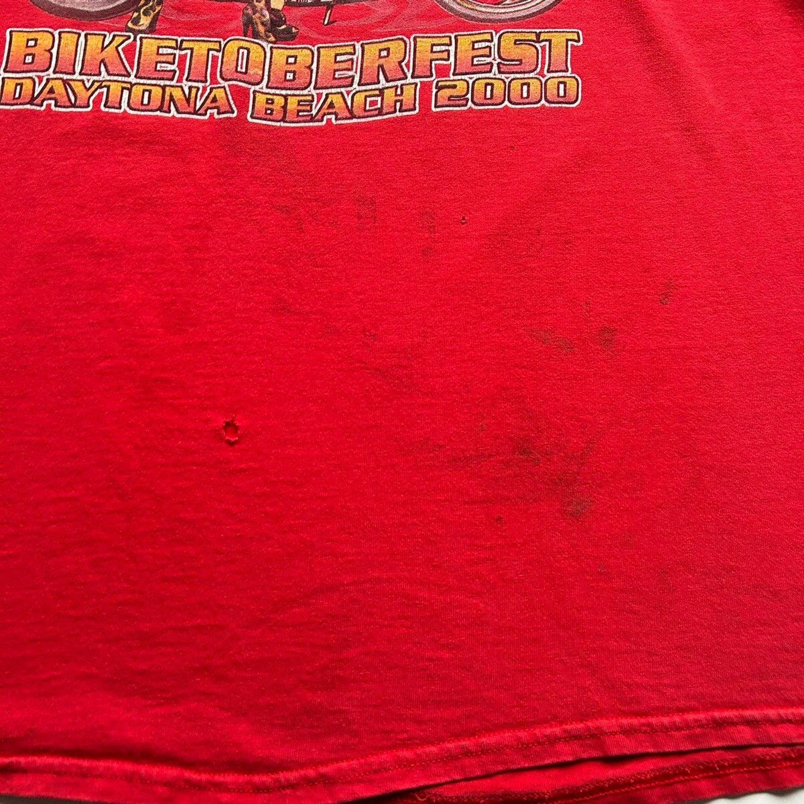 Fruit Of The Loom Vintage 90s Bad Boy Bad Toys Biker Motorcycle Art T Shirt XL Size US XL / EU 56 / 4 - 7 Thumbnail