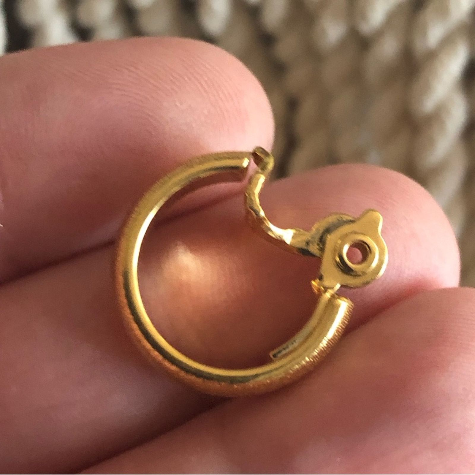 Monet Vintage Monet brushed matte gold clip on earrings Size ONE SIZE - 7 Thumbnail