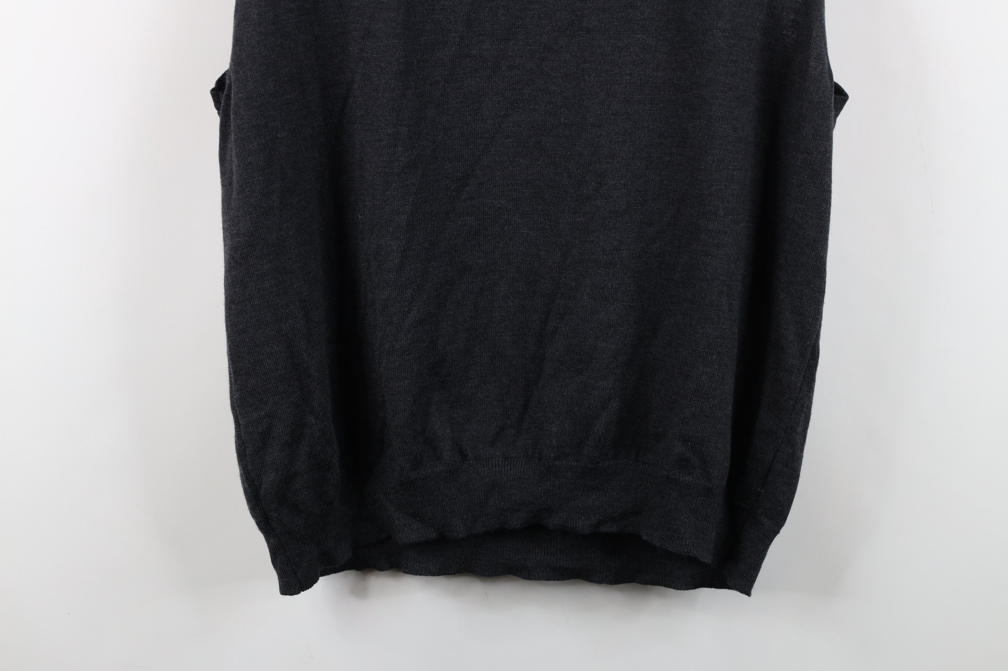 Vintage Vintage 90s Streetwear Merino Wool Knit Sweater Vest Gray Size US XXL / EU 58 / 5 - 8 Thumbnail