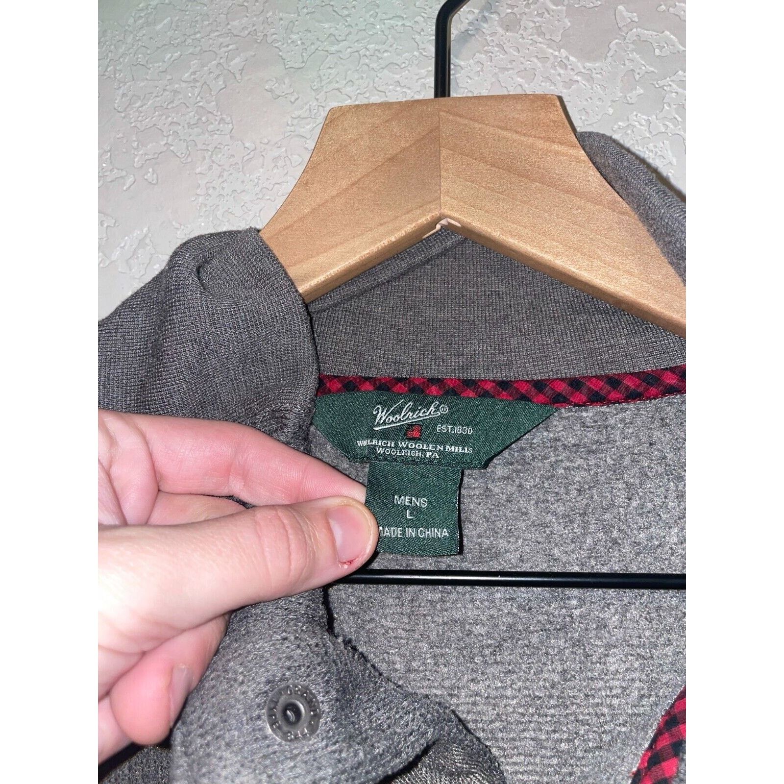 Woolrich Woolen Mills Woolrich Woolen Mills Gray Sweater Sweatshirt Men L Large Size US L / EU 52-54 / 3 - 7 Thumbnail