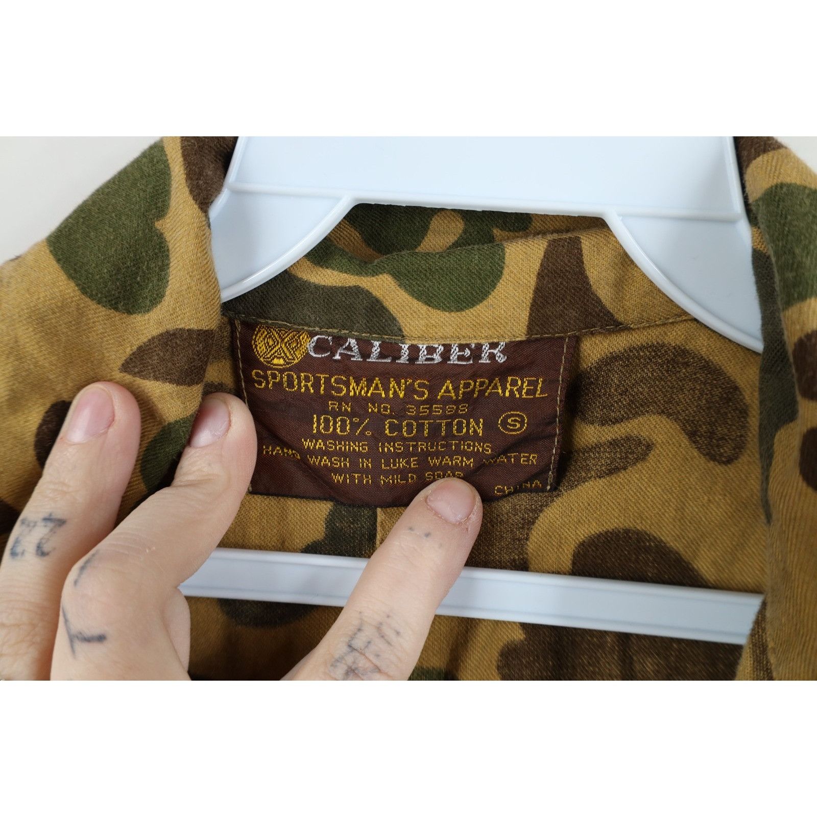 Vintage Vintage 70s Streetwear Frogskin Camouflage Coveralls Size US S / EU 44-46 / 1 - 11 Thumbnail