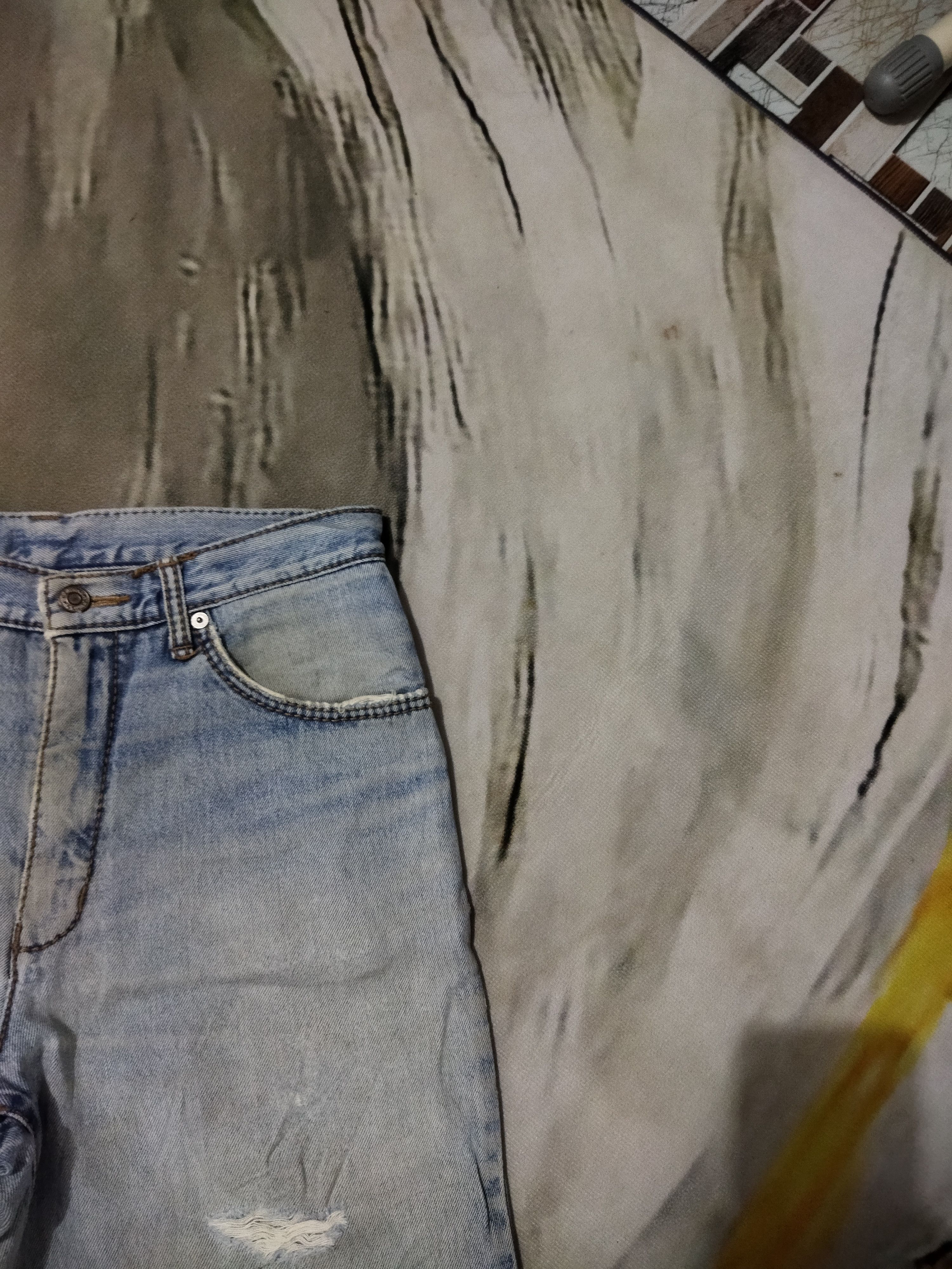 Edwin VINTAGE EDWIN DISTRESSED LIGHT BLUE JEANS PANTS Size US 29 - 5 Thumbnail
