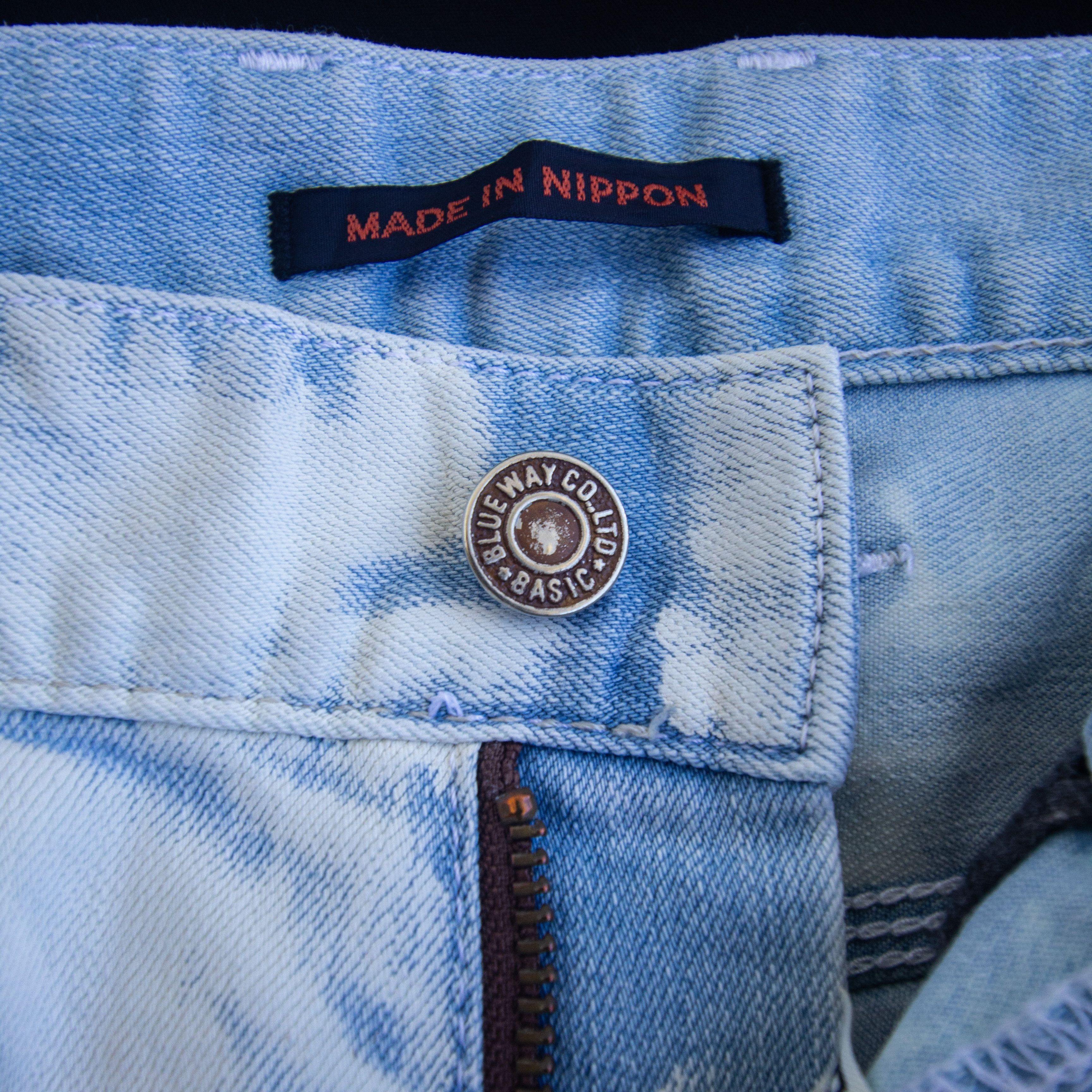 Japanese Brand Blue Way Faded Flare Jeans BW Luxe Size US 32 / EU 48 - 12 Thumbnail