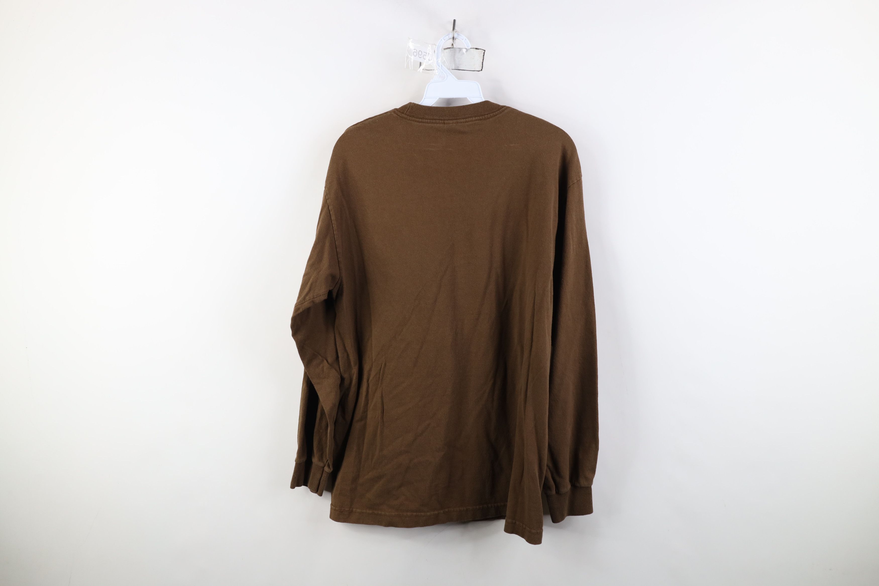 Vintage Vintage 90s Y2K Green State University Long Sleeve T-Shirt Size US M / EU 48-50 / 2 - 12 Thumbnail