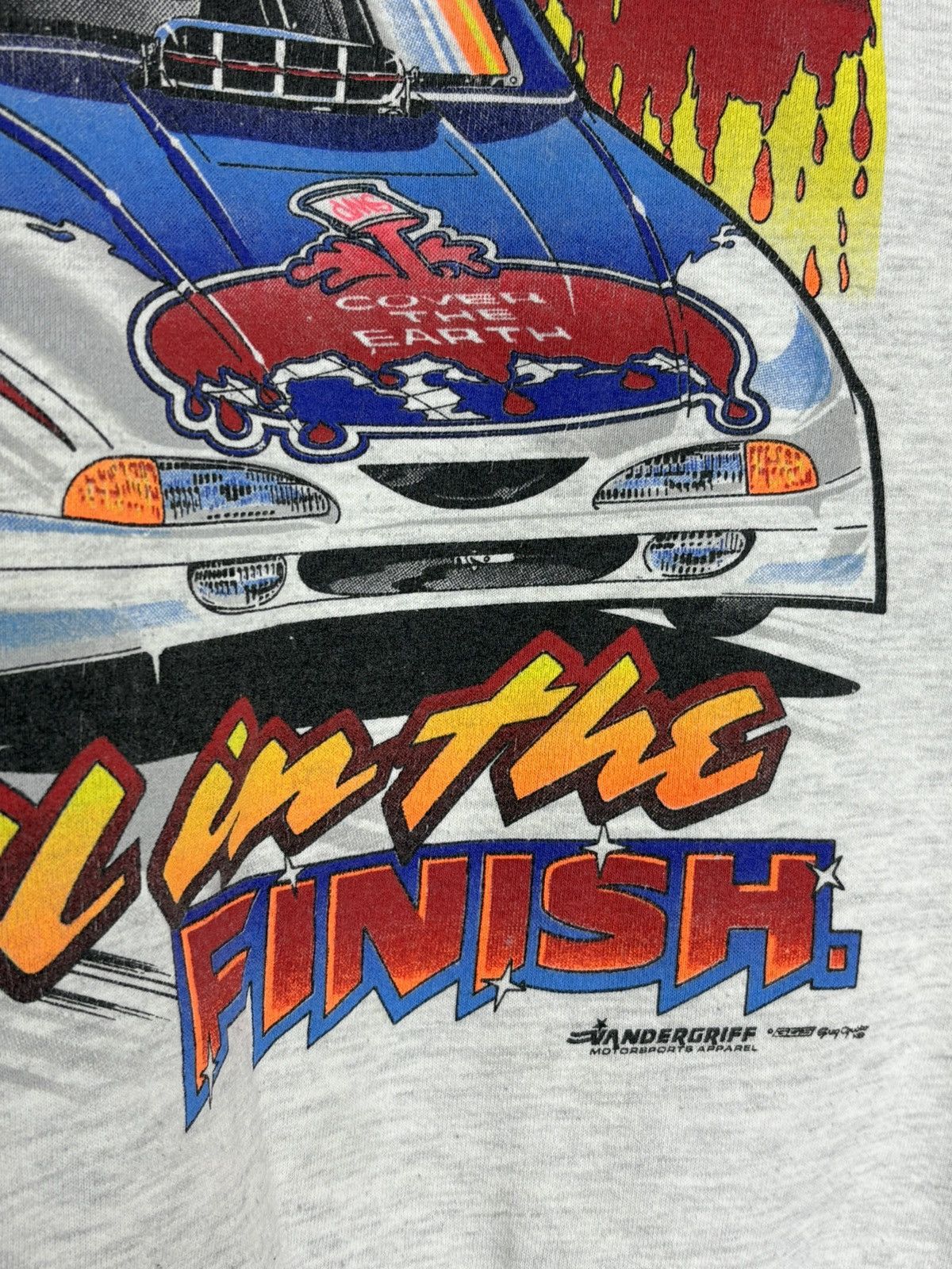 NASCAR Vintage 90s Nascar USA Boxy Crewneck Sweatshirt Size US L / EU 52-54 / 3 - 10 Thumbnail