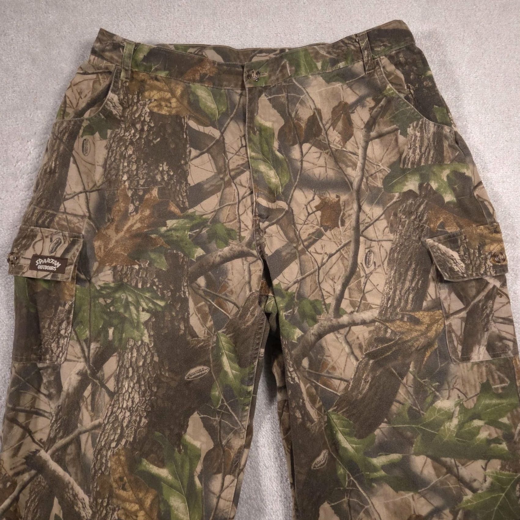 Realtree Spartan Outdoors Cargo Pants Mens 2XL Brown Realtree Camo Hunting Workwear Pants Size US 39 - 3 Thumbnail