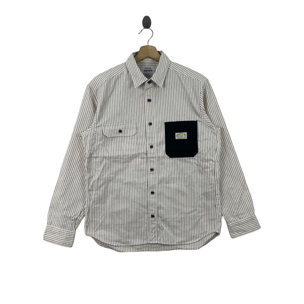 Smith's American SMITH’S AMERICAN Usa Brand Hickory Stripes Button Up Long Size US M / EU 48-50 / 2 - 1 Thumbnail