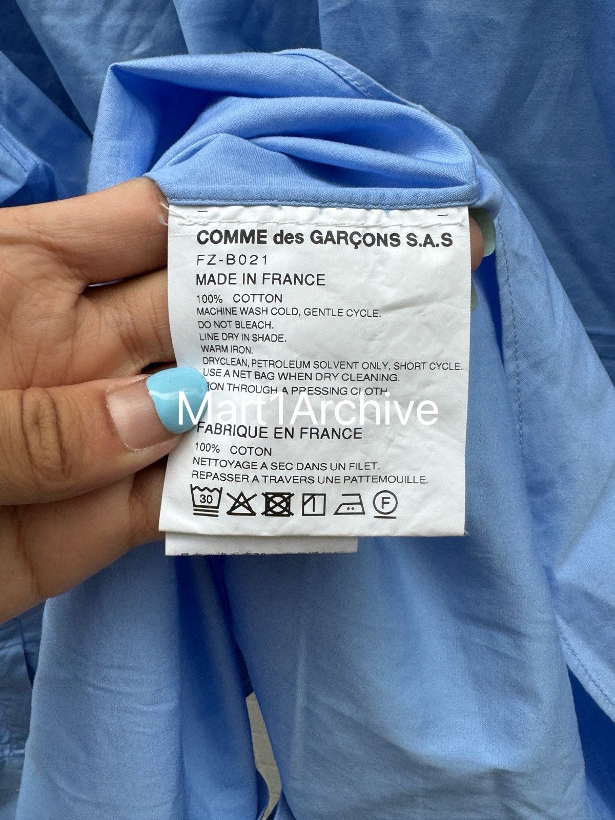 Comme des Garcons Comme des Garçons × A$AP Nast script logo shirt Size US L / EU 52-54 / 3 - 6 Thumbnail
