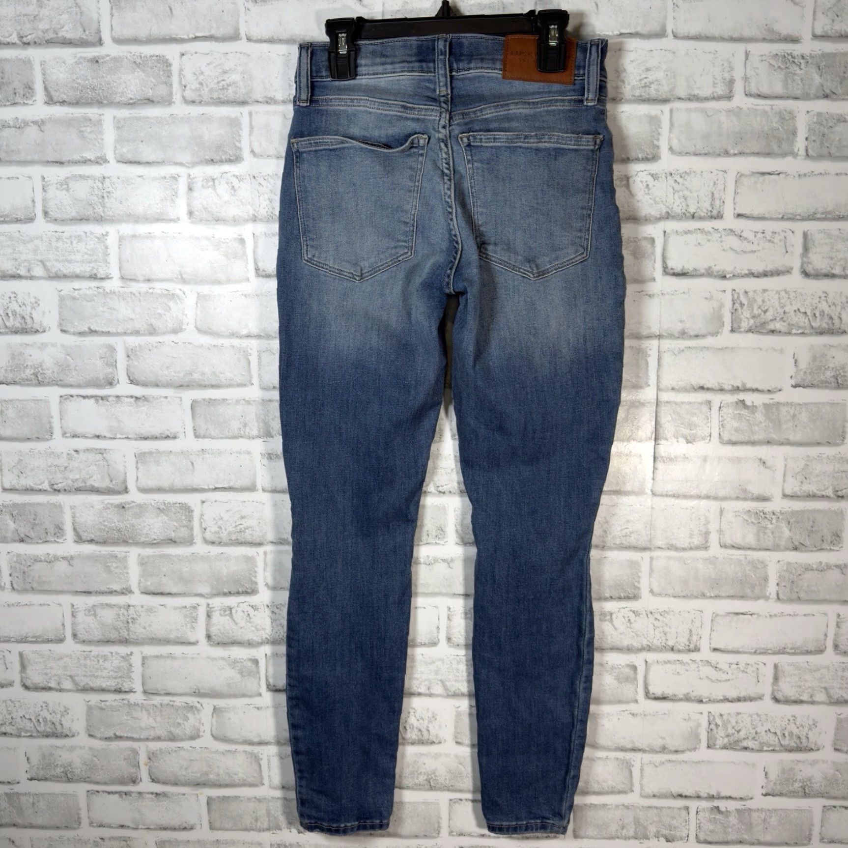 Lucky Brand Lucky Brand Jeans Los Angeles Blue Ankle Mid Rise Skinny Ava Size 0x25 Womens Size 25" / US 0 / IT 36 - 5 Thumbnail