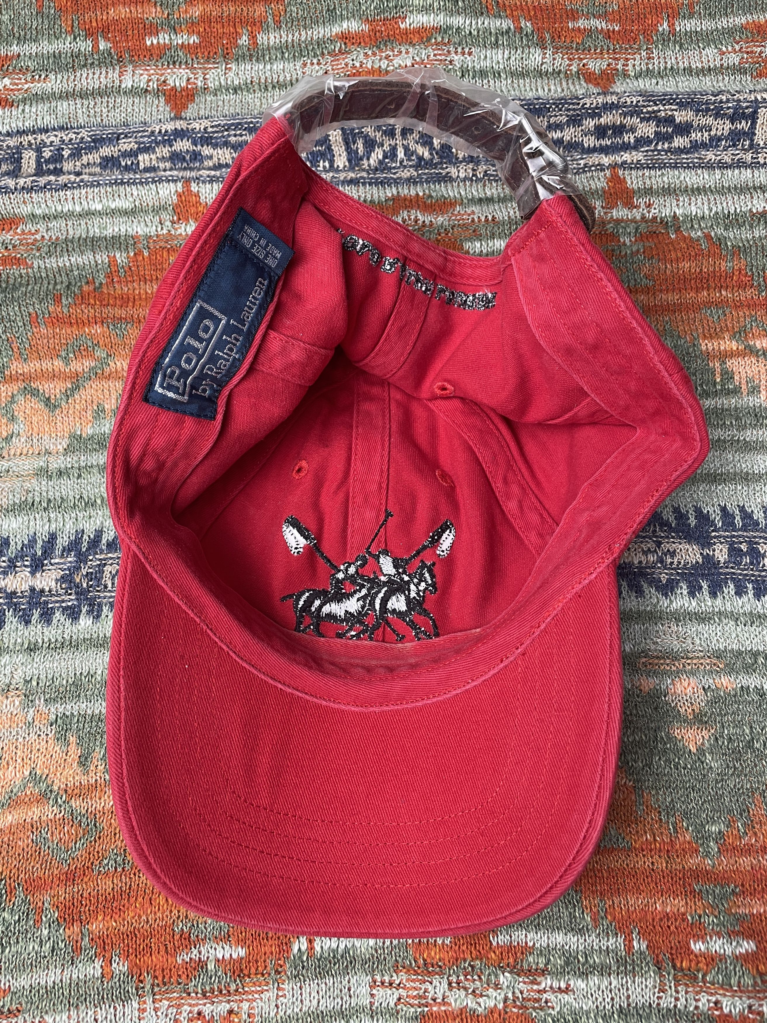 Polo Ralph Lauren Polo Ralph Lauren Rare Leather Baseball Hat cap Size ONE SIZE - 5 Thumbnail