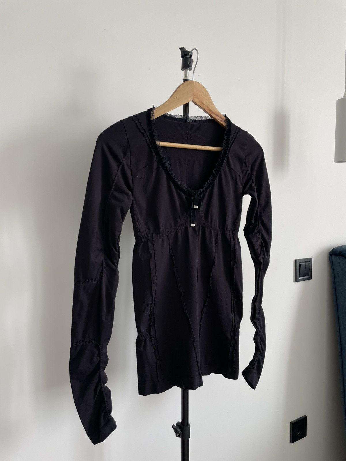 Japanese Brand Avant Garde HIGH EveryDay Couture Black Long Sleeve Size M / US 6-8 / IT 42-44 - 3 Thumbnail